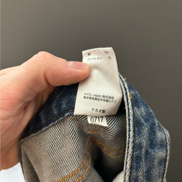 A.P.C. Droit Slim Straight Jeans Men’s Size 29x30 - Picture 5 of 5